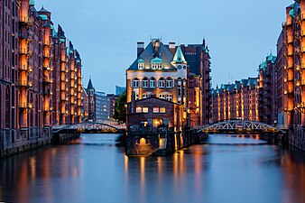 Wasserschloss i Speicherstadt