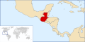 Location map for Guatemala