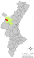 Tuéjar, with regards to the Valencian Community.