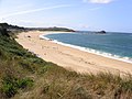 Plage des chevrets à Saint-Coulomb