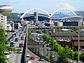 File:Qwest Field with a blue roof.jpg