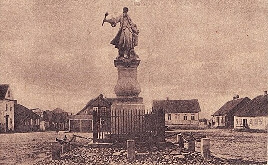 Monumento em 1918