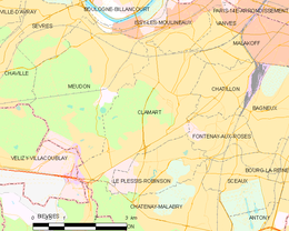 Clamart – Mappa