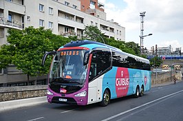 Bus van OUIBUS te Paris-Bercy