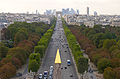 The historical axis, looking west from Place de la Concorde, with the Obelisk of Luxor in the foreground