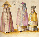 Livonian ladies by Albrecht Dürer, 1521