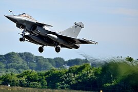 Dassault Rafale at a Tiger Meet event of the NATO Tiger Association