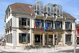 The town hall in Fessenheim