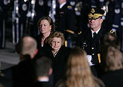 Mrs. Ford in late 2006 during state funeral for President Gerald Ford