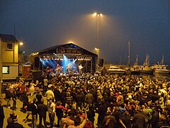 A music festival in Tvøroyri