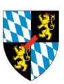 Bayerisches Wappen mit Bastardfaden