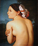 Ingresen la Baigneuse margolana, Bonnat museoa.