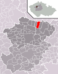 Kmetiněves – Mappa