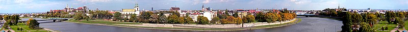 Cityscape of Kraków, Poland's former capital