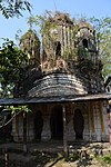 Jalchak: Pancha ratna Radha Krishna temple (in picture) and pancha ratna Ram Chandra temple, built in 1817, both in perilous condition.