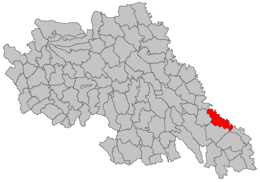 Prisăcani – Mappa