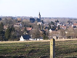 Skyline of Sainte-Gauburge-Sainte-Colombe