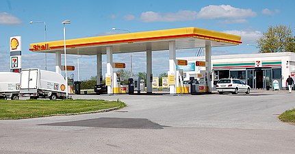 Shell-station i Kumla