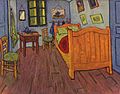 Arles - La chambre de Van Gogh à Arles (Dräi Versioune vun dësem Tableau - 1888, 1889)