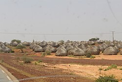 Huts in Madaoua