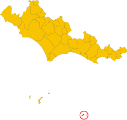 Ventotene v provinci Latina