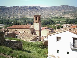 Skyline of Aguilar del Río Alhama