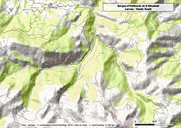 Carte topographique des gorges d'Holzarte et d'Olhadubi au 1-32000e.jpg