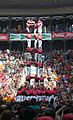 5 de 9 amb folre de la Colla Vella dels Xiquets de Valls al XXIV Concurs de castells de Tarragona (2012)