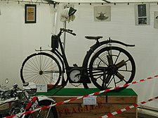 Een Félix Millet motorfiets uit 1897