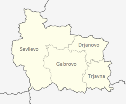 Obština Gabrovo na mapě