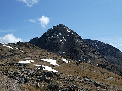 Las Sours, aufgenommen von der Segantinihütte.