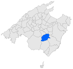 Location within Mallorca