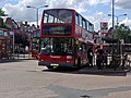 Transdev London Plaxton President bodied Volvo B7TL at Golders Green station in August 2008