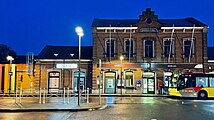 Oude stationsgebouw