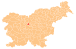 The location of the Municipality of Mengeš