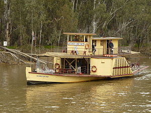 PS Alexander Arbuthnot at Echuca.