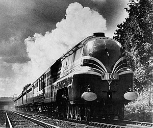 Der „Coronation Scot“ 1937 auf dem Weg von London nach Glasgow mit einer Lokomotive der „Coronation Class“