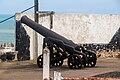 Cannon ball at Fort William Lighthouse in Ghana