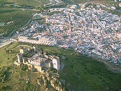 Anvista aeria d'Almodóvar del Río