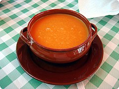 Gaspacho andalou espagnol.