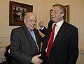 Con José Miguel Insulza, secretario general de la OEA