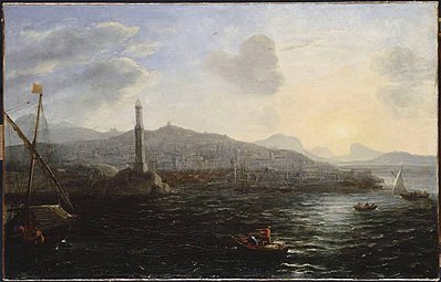 Le Port de Gênes, vu de la mer (1627-1629), Paris, musée du Louvre