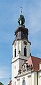 * Nomination Bell tower of the Sacred Heart church in Bydgoszcz, Kuyavian-Pom. Voiv., Poland. --Tournasol7 05:13, 28 October 2024 (UTC) * Promotion  Support Good quality. --XRay 05:57, 28 October 2024 (UTC)