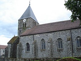 Kerk van Pouilly-en-Bassigny in gemeente Le Châtelet-sur-Meuse