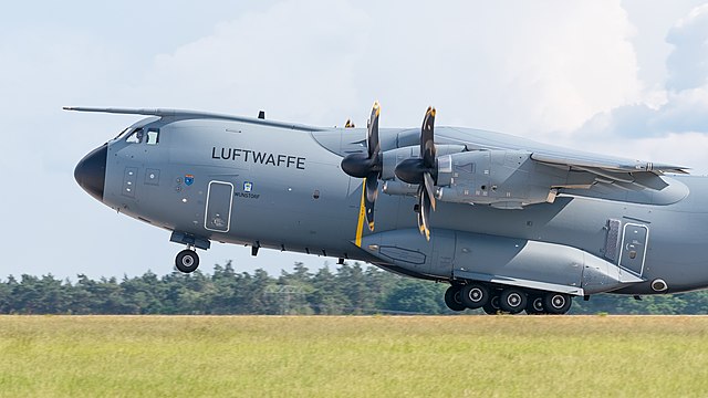 German Air Force Airbus A400M (reg. 54+01, cn 018) at ILA Berlin Air Show 2016.