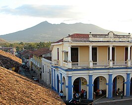 Mombacho gezien vanaf de stad Granada