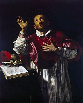 Orazio Borgianni, Saint Charles Borromée (v. 1610), musée de l'Ermitage, Saint-Pétersbourg.