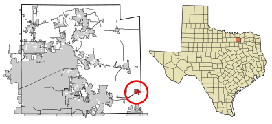 Collin County Texas Incorporated Areas Josephine highlighted.svg