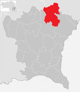 Lage der Gemeinde Riegersburg (Steiermark) im Bezirk Südoststeiermark (anklickbare Karte)