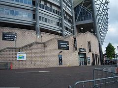 St James' Park south west corner, 7 September 2013 (3).JPG